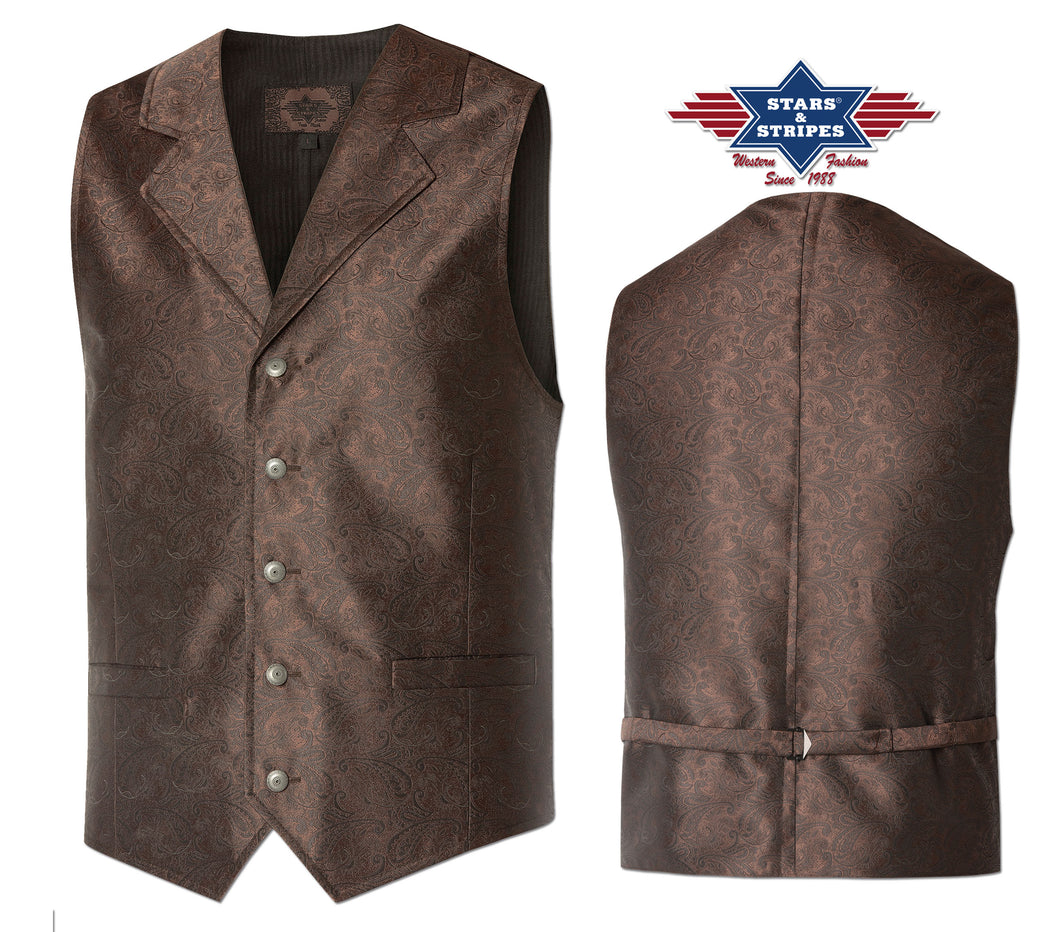 Full House Men's Western Waistcoat