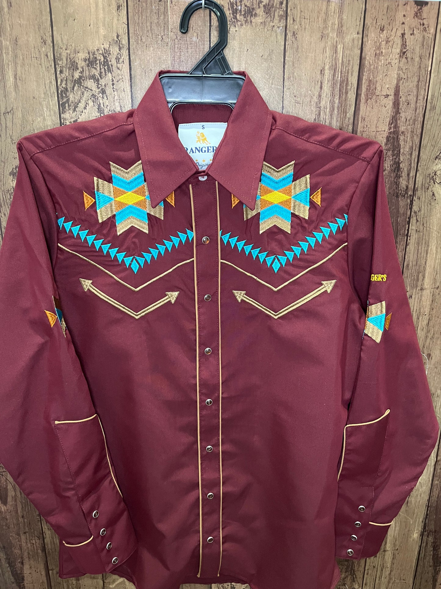 Rangers Aztec 158CA01 Burgundy