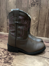 Load image into Gallery viewer, Smoky Mountain Boots 1624T Monterey Brown/Pink Western Toddler Boots
