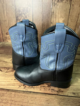 Load image into Gallery viewer, Smoky Mountain Boots 1576T Monterey Blue/Black Western Toddler Boots
