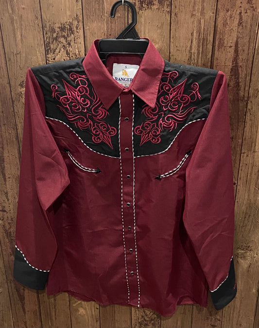 Rangers 154CA01 Fenix Burgundy & Black