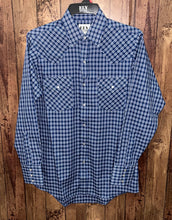 Load image into Gallery viewer, Ely &amp; Walker Men&#39;s Long Sleeve Plaid Shirt Blue 15202907-Blue-E
