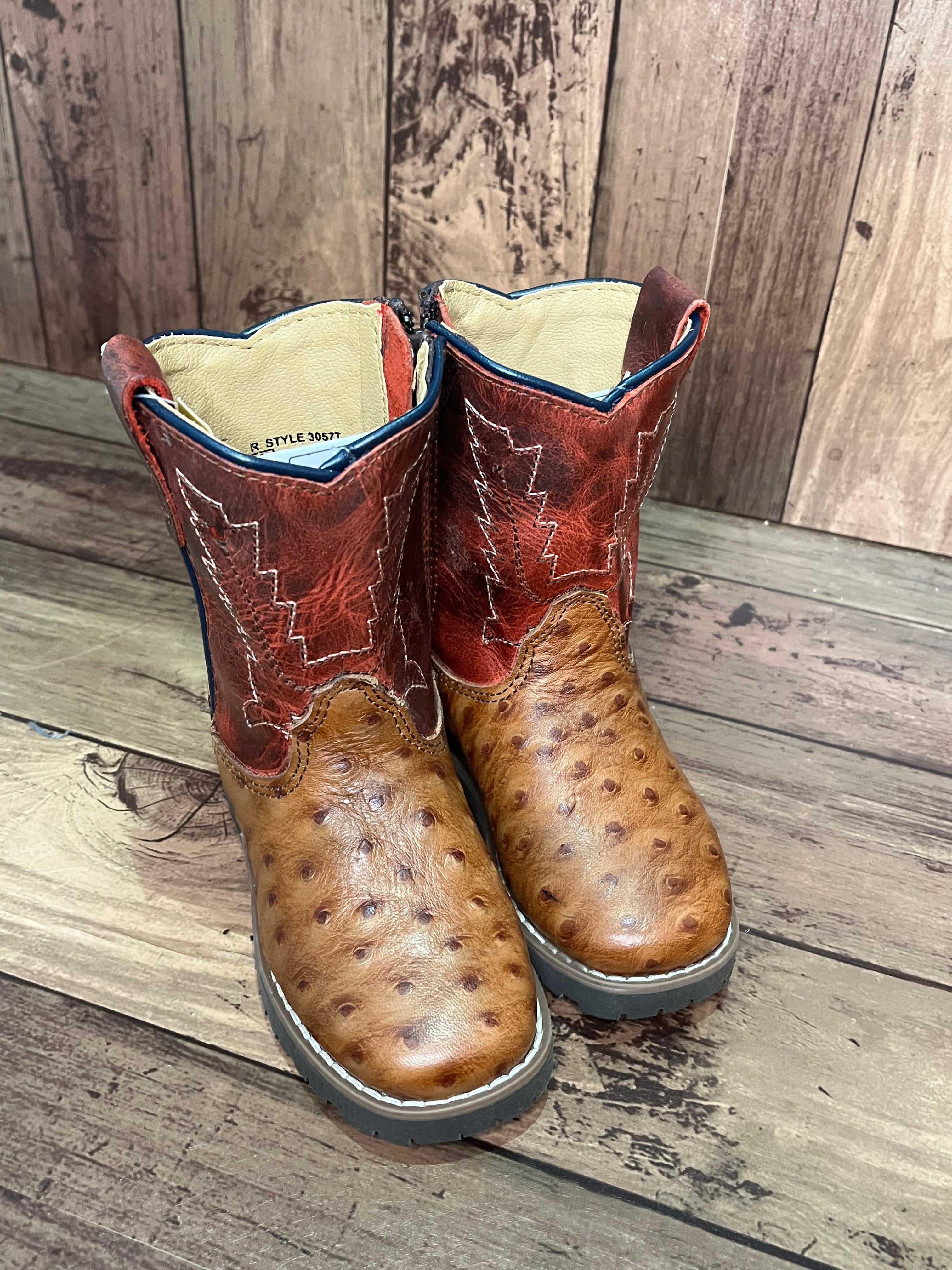 Ostrich western sale boots