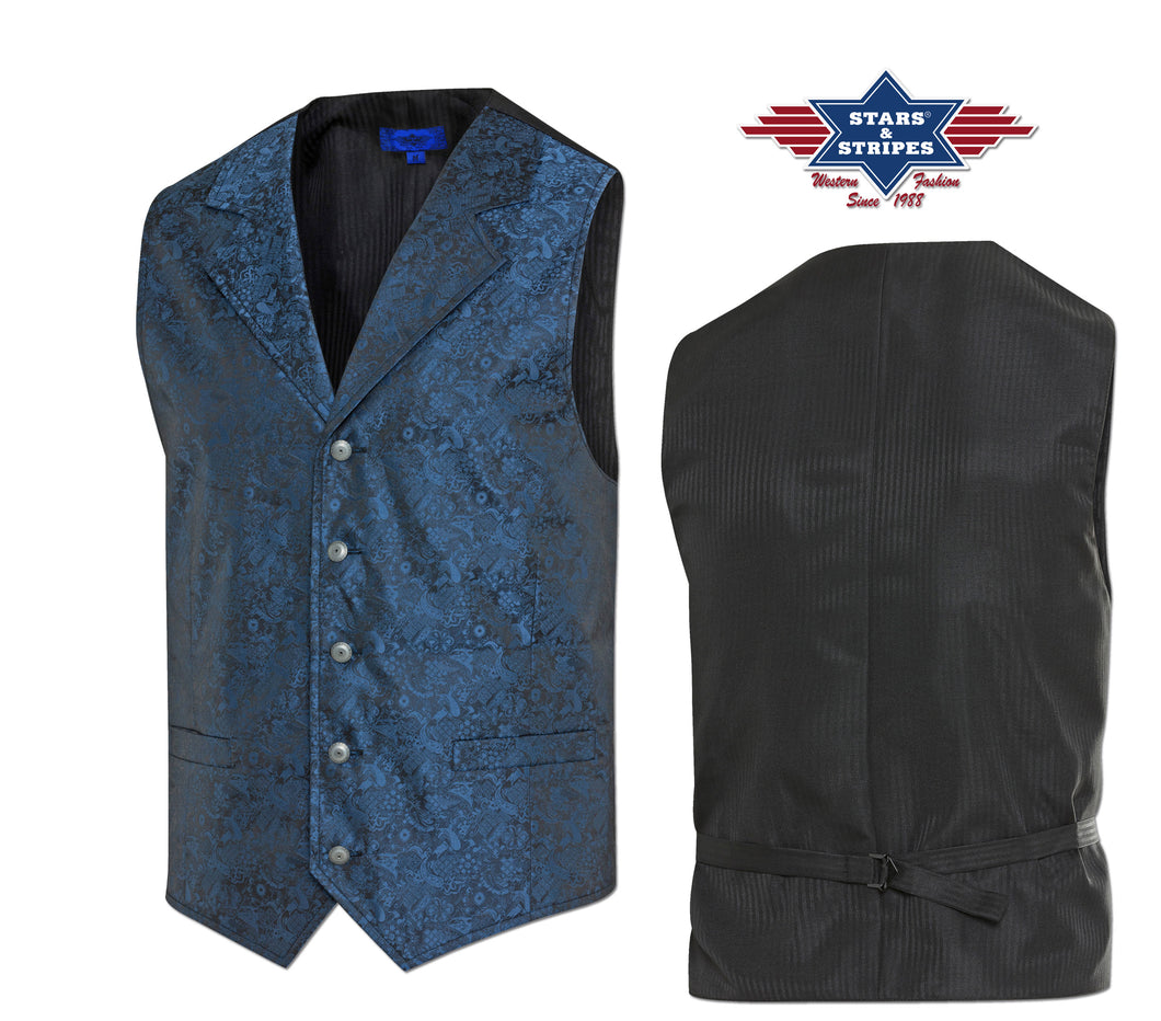 Royal Flush Men's Western Waistcoat